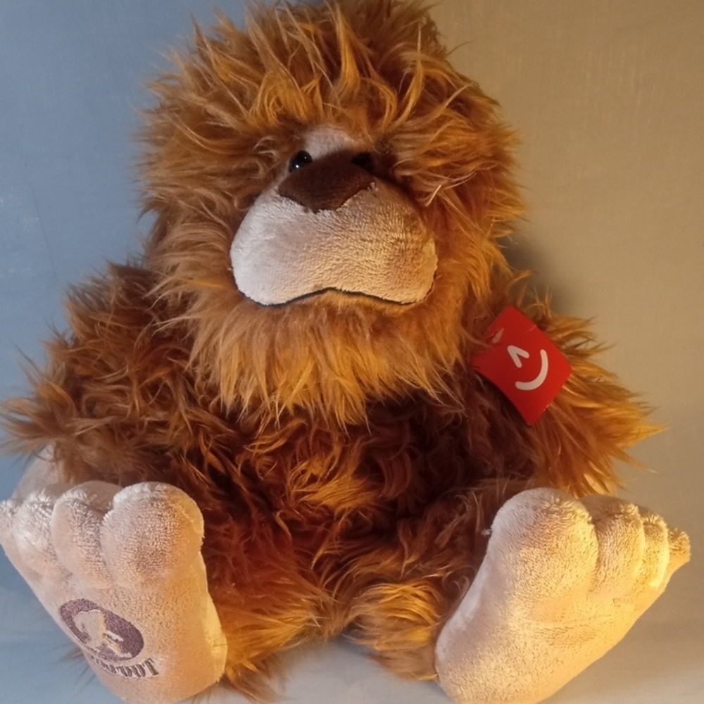 Plush Brown Furry Bigfoot Yeti Sasquatch Toy for Kids & Adults